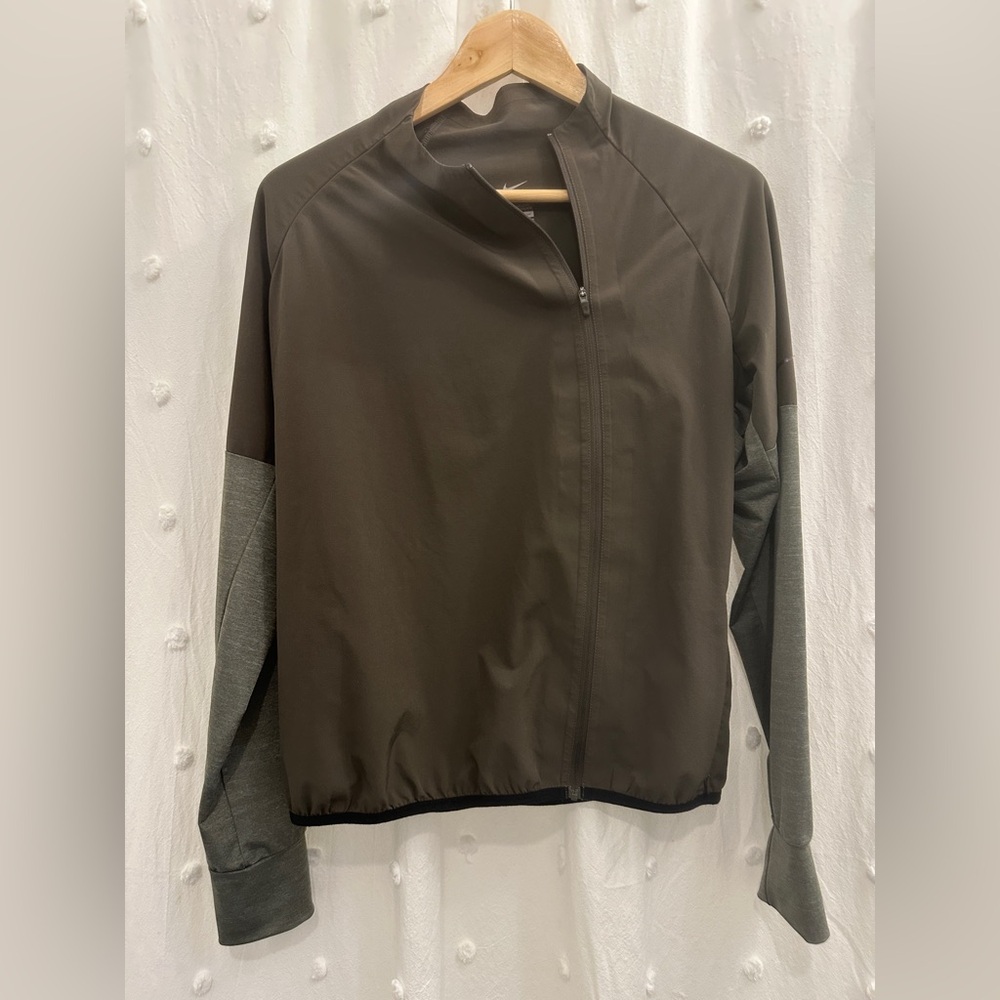 Nike Dri-FIT Green Zip-Up Jacket
